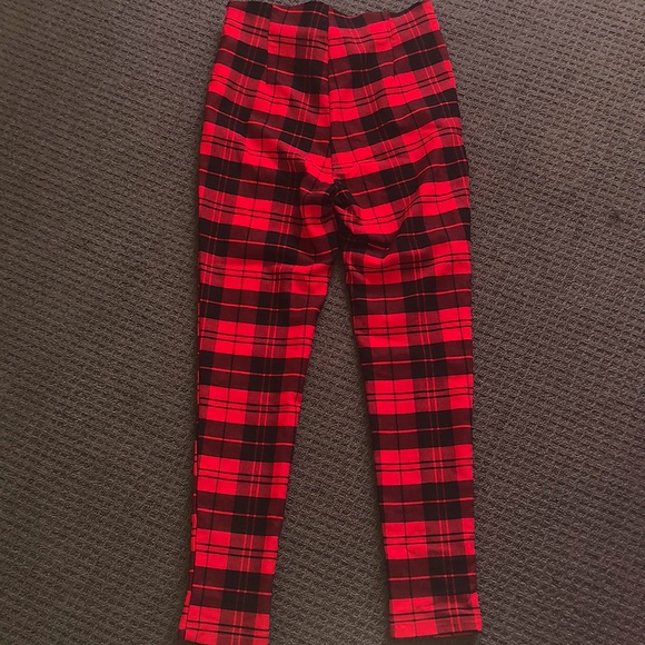 Valley girl checkered pants red - Picture 2 of 5